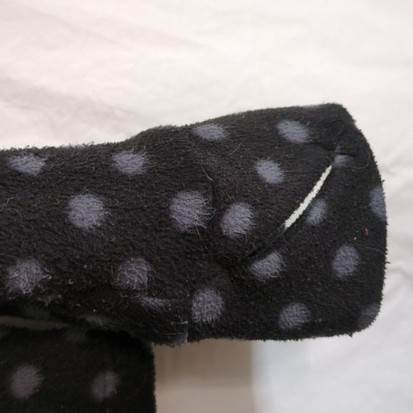 Climate Right | Warm Layering Top Stretchy Fleece Black Grey Dots | L - Picture 5 of 5